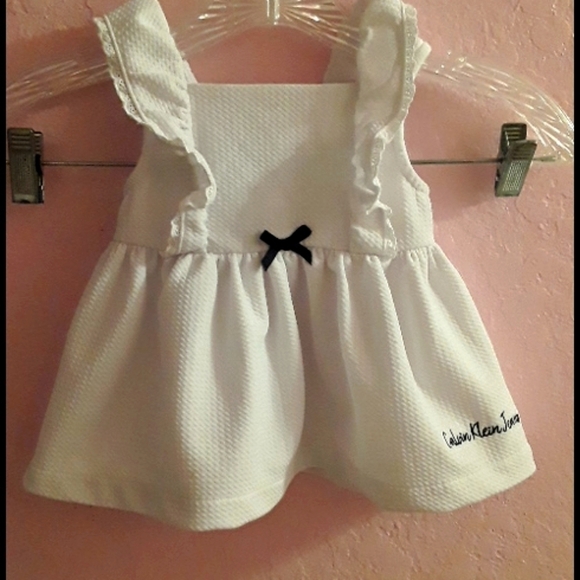 r solid white sleeveless dress 18 mos - Picture 1 of 3